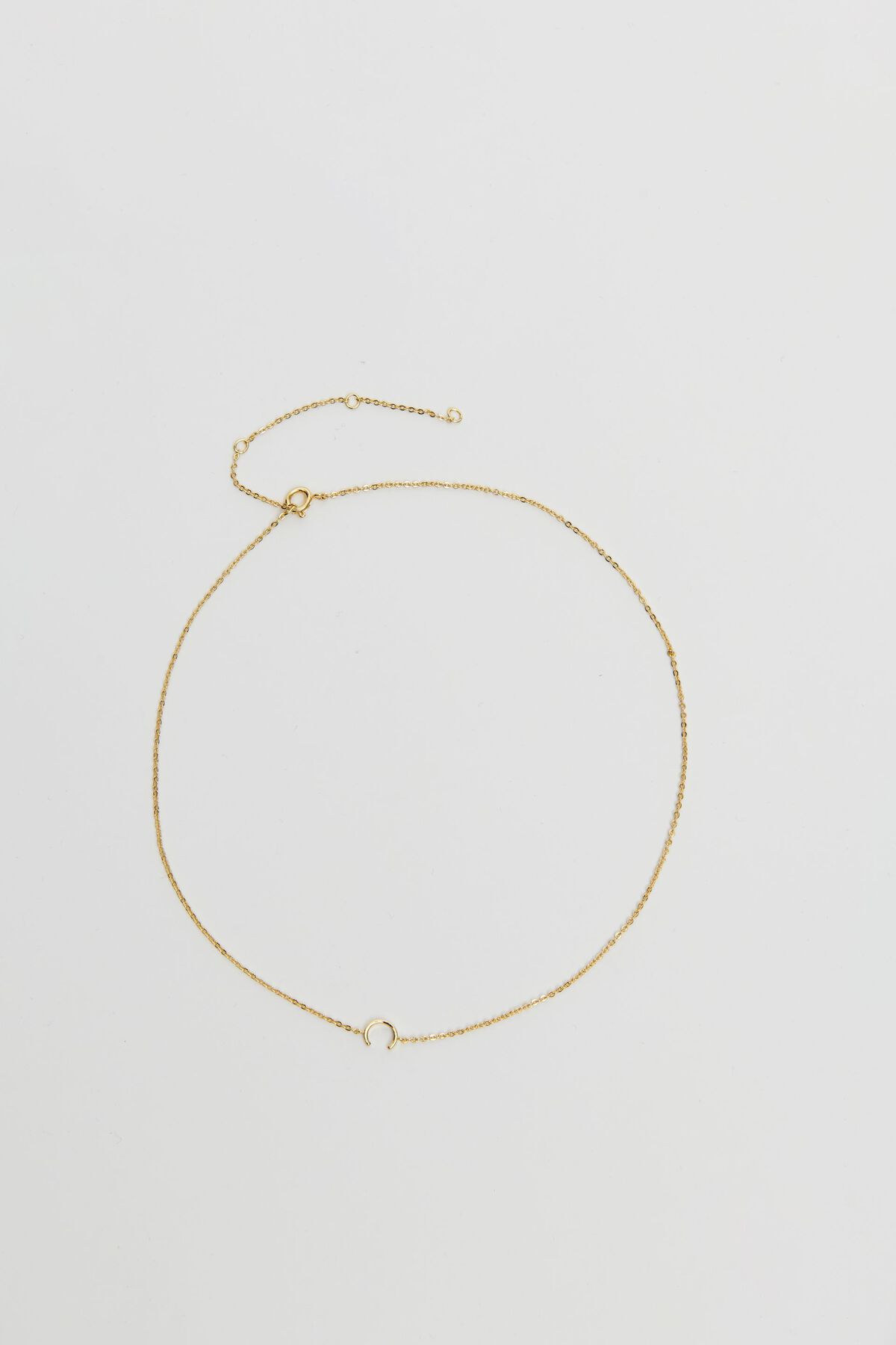 Garage 14K Gold Plated Initial Necklace. 4