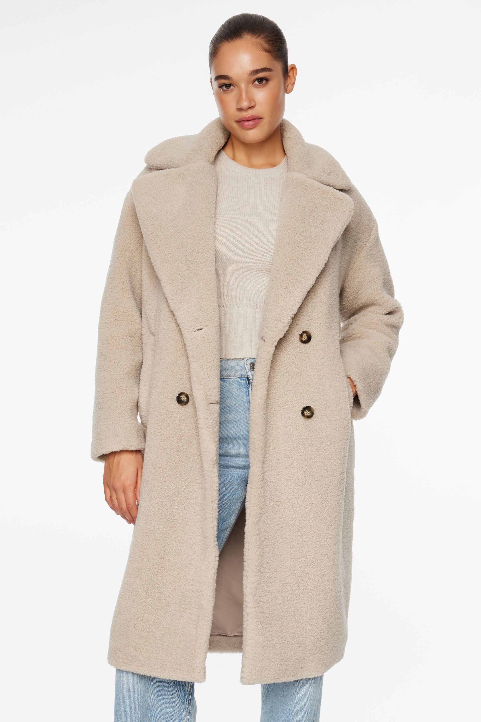 Teddy Coat Gray Garage
