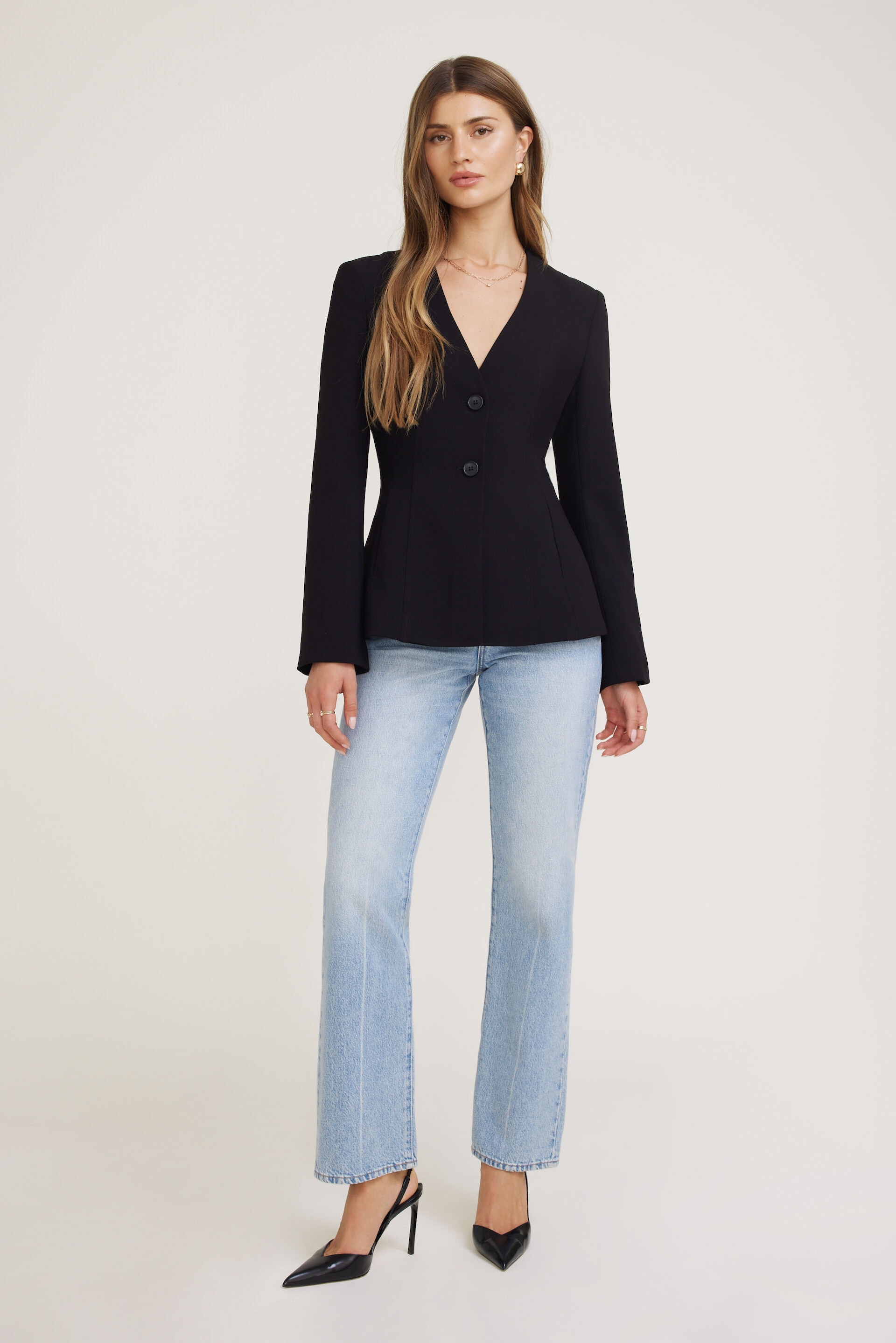Hourglass Blazer Black | Garage
