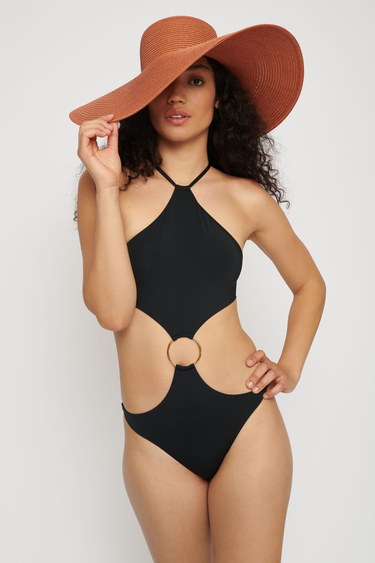 Garage Beso Cut-Out One-Piece Swimsuit. 4