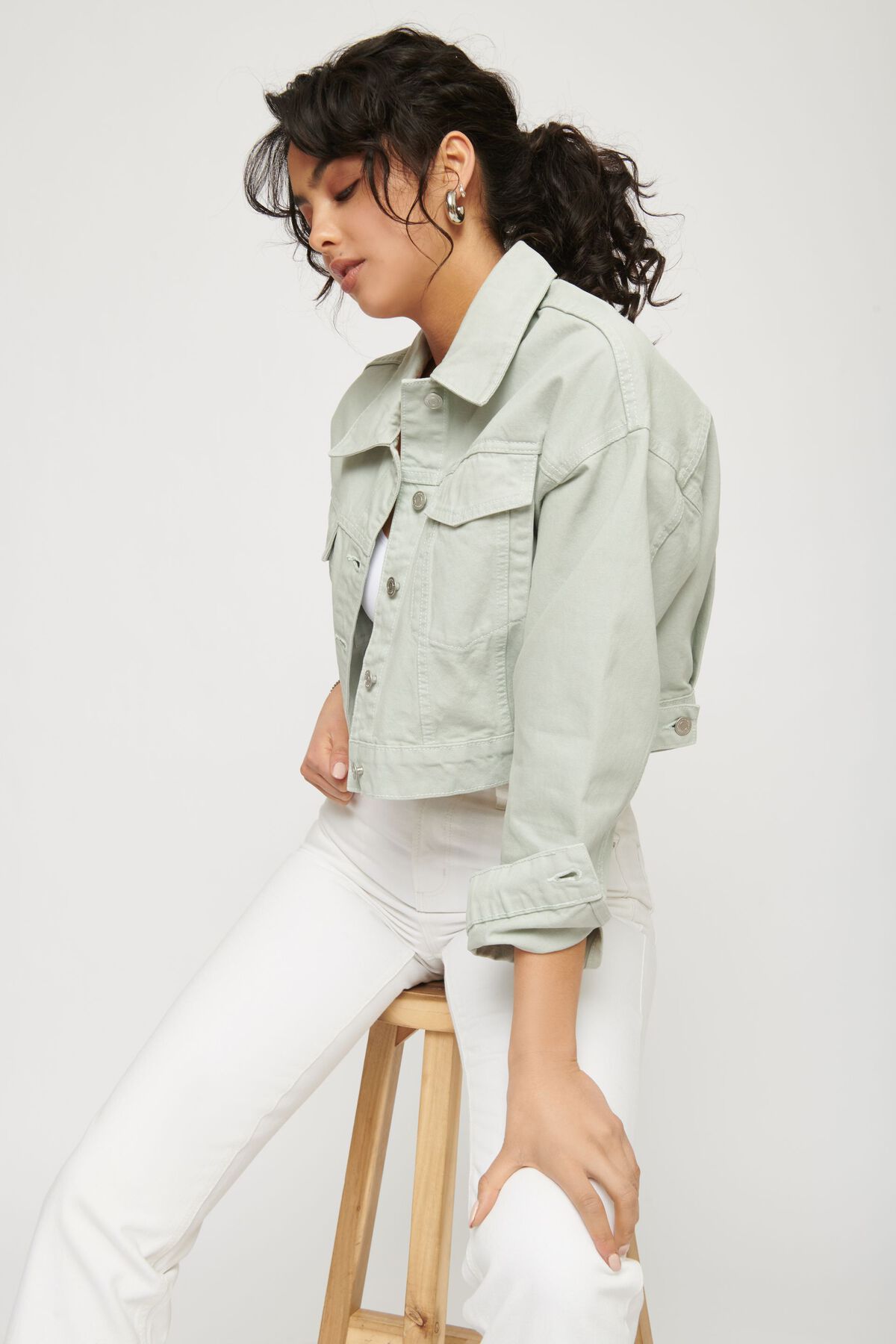 Garage Crop Denim Jacket. 2