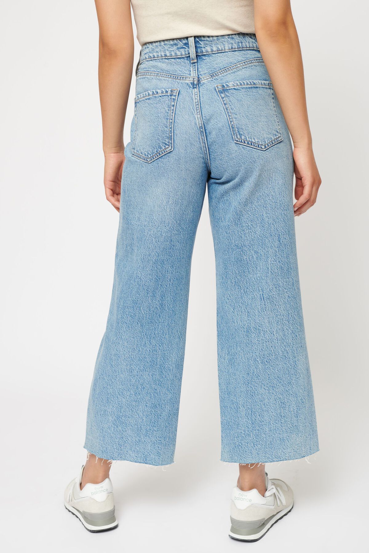 Garage ETHOS | Tyra Cropped Wide Leg Jeans - 10006678407H