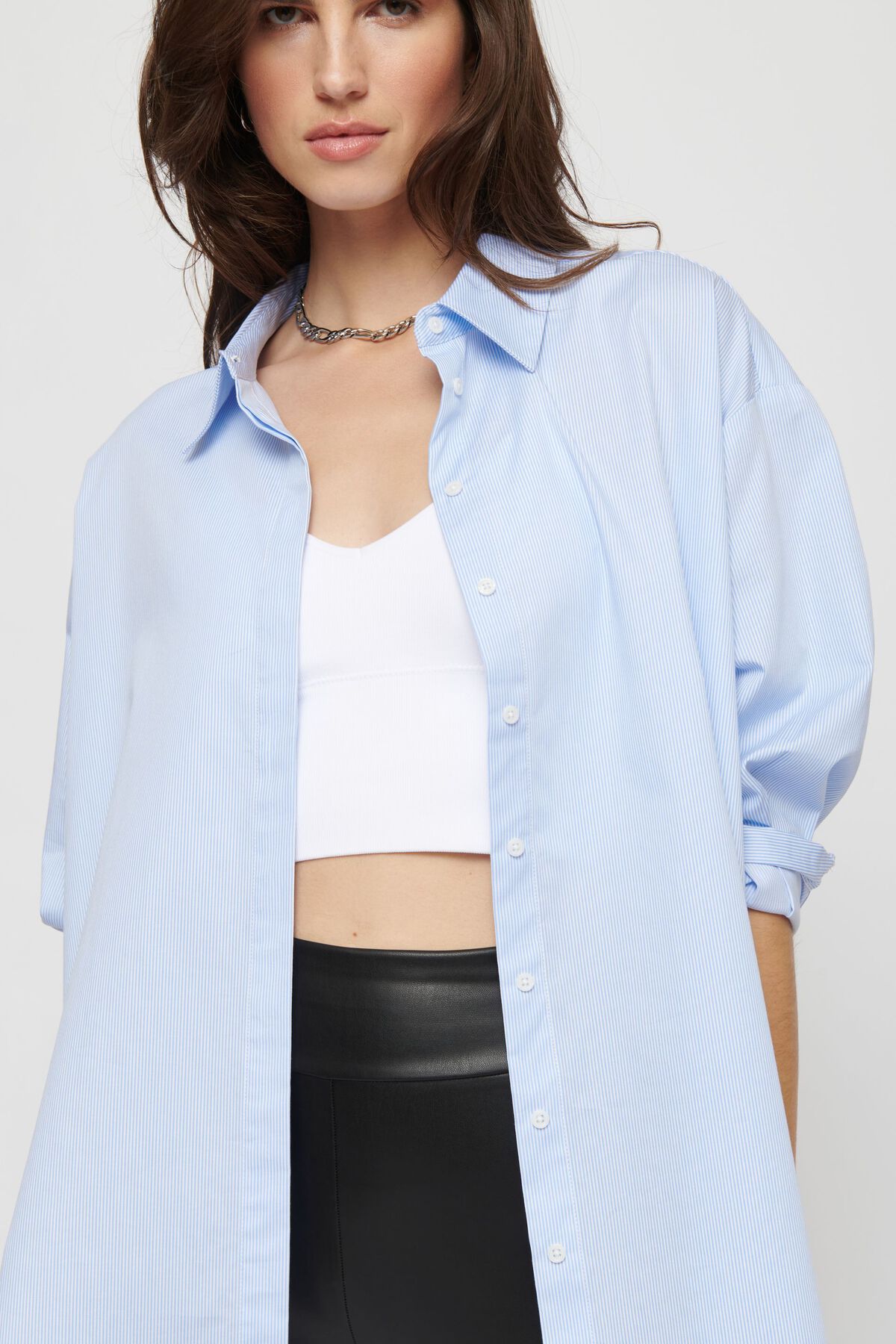 Garage Ola Oversized Poplin Shirt. 4
