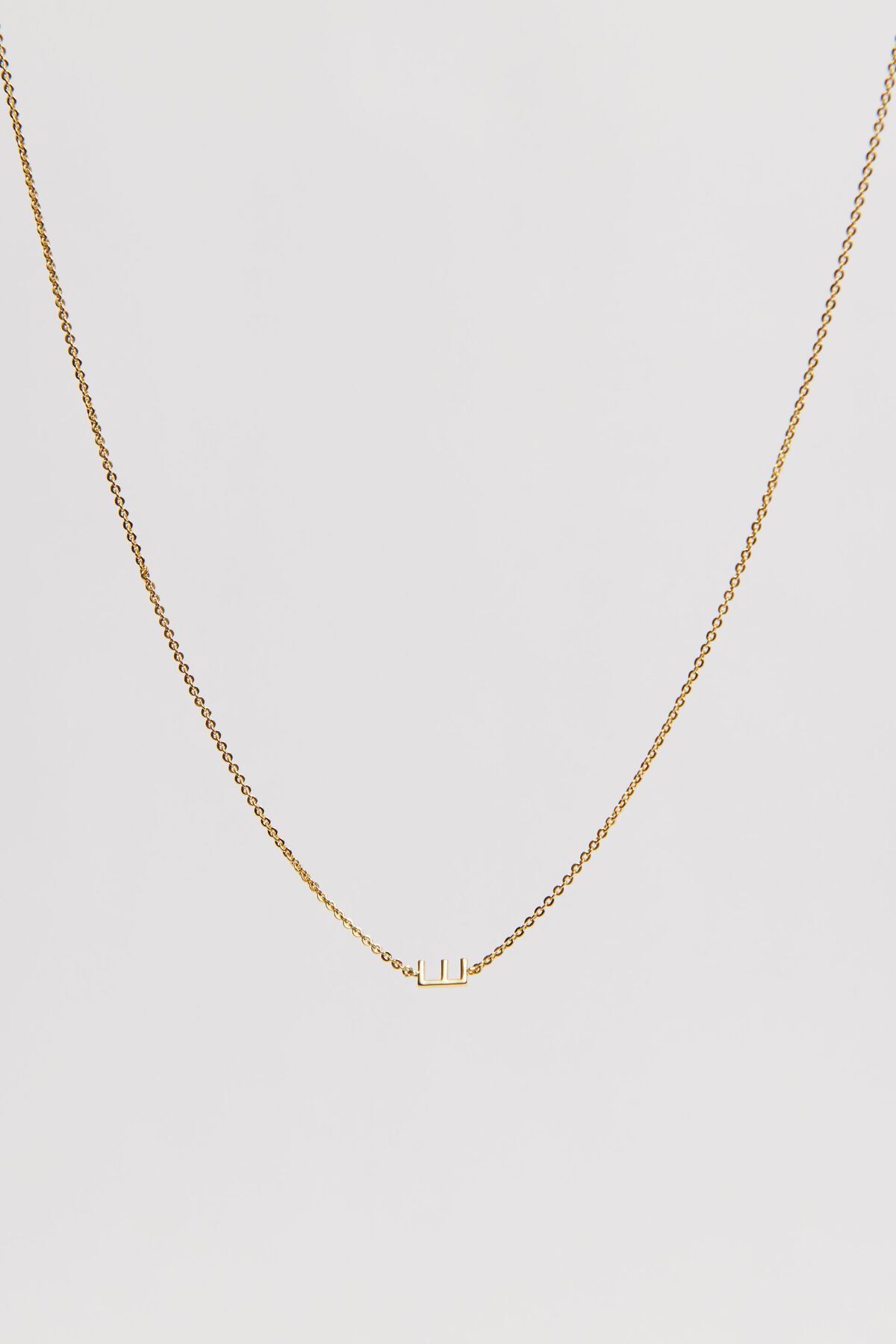Garage 14K Gold Plated Initial Necklace. 2
