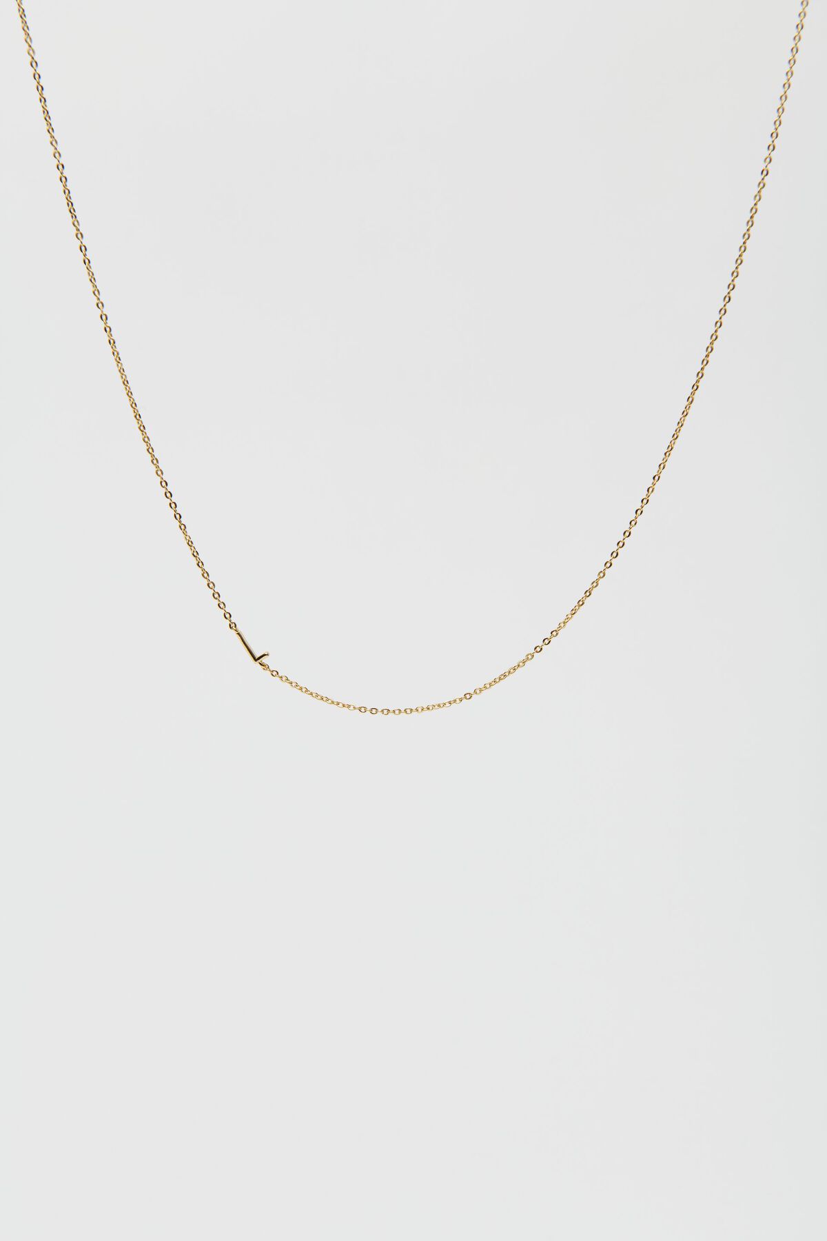 Garage 14K Gold Plated Initial Necklace. 5