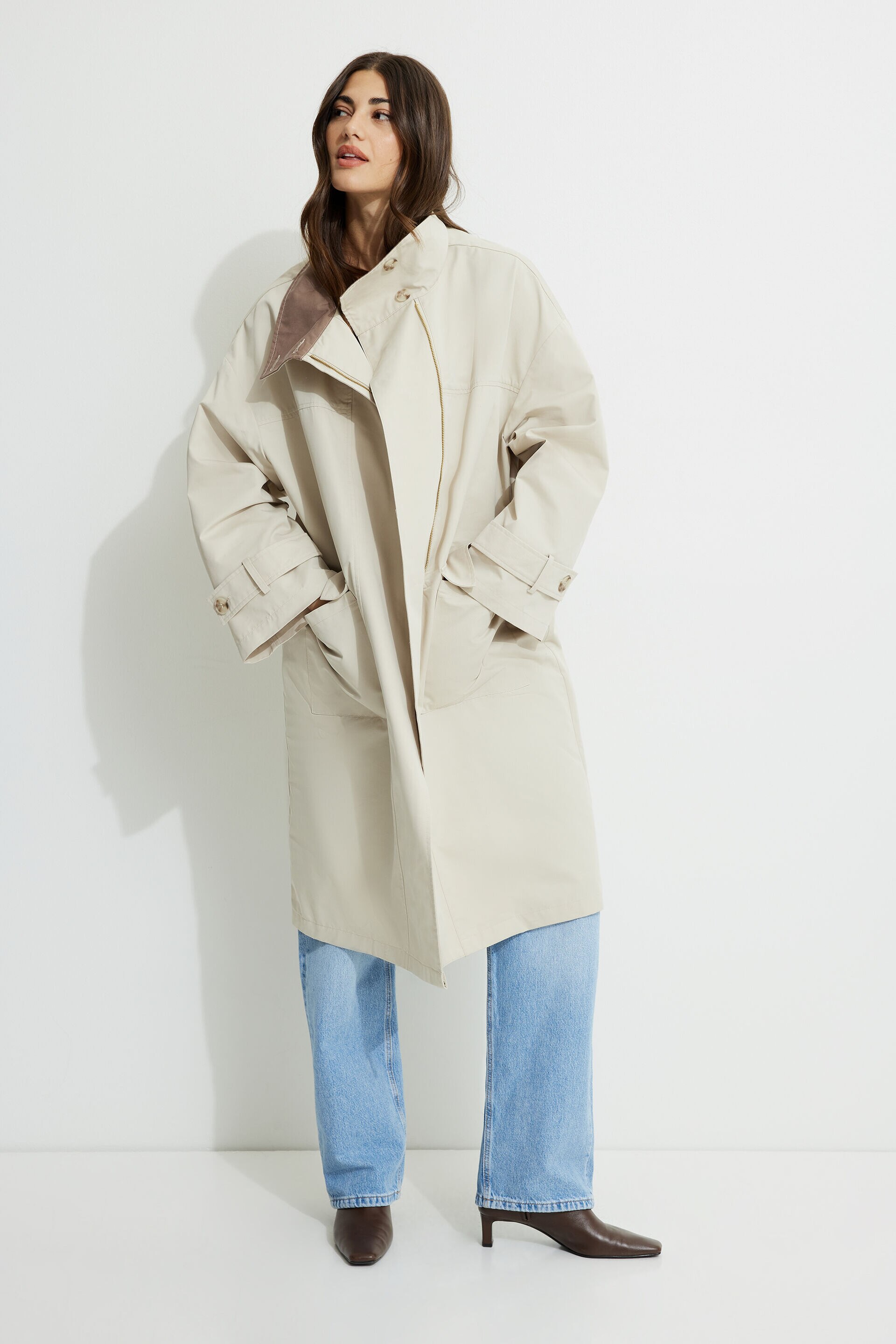 ジャケット・アウター Oversized Trench Coat Zara + Oversized Trench Coat