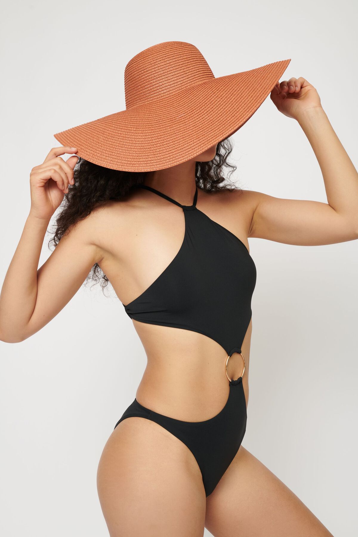 Garage Beso Cut-Out One-Piece Swimsuit. 5