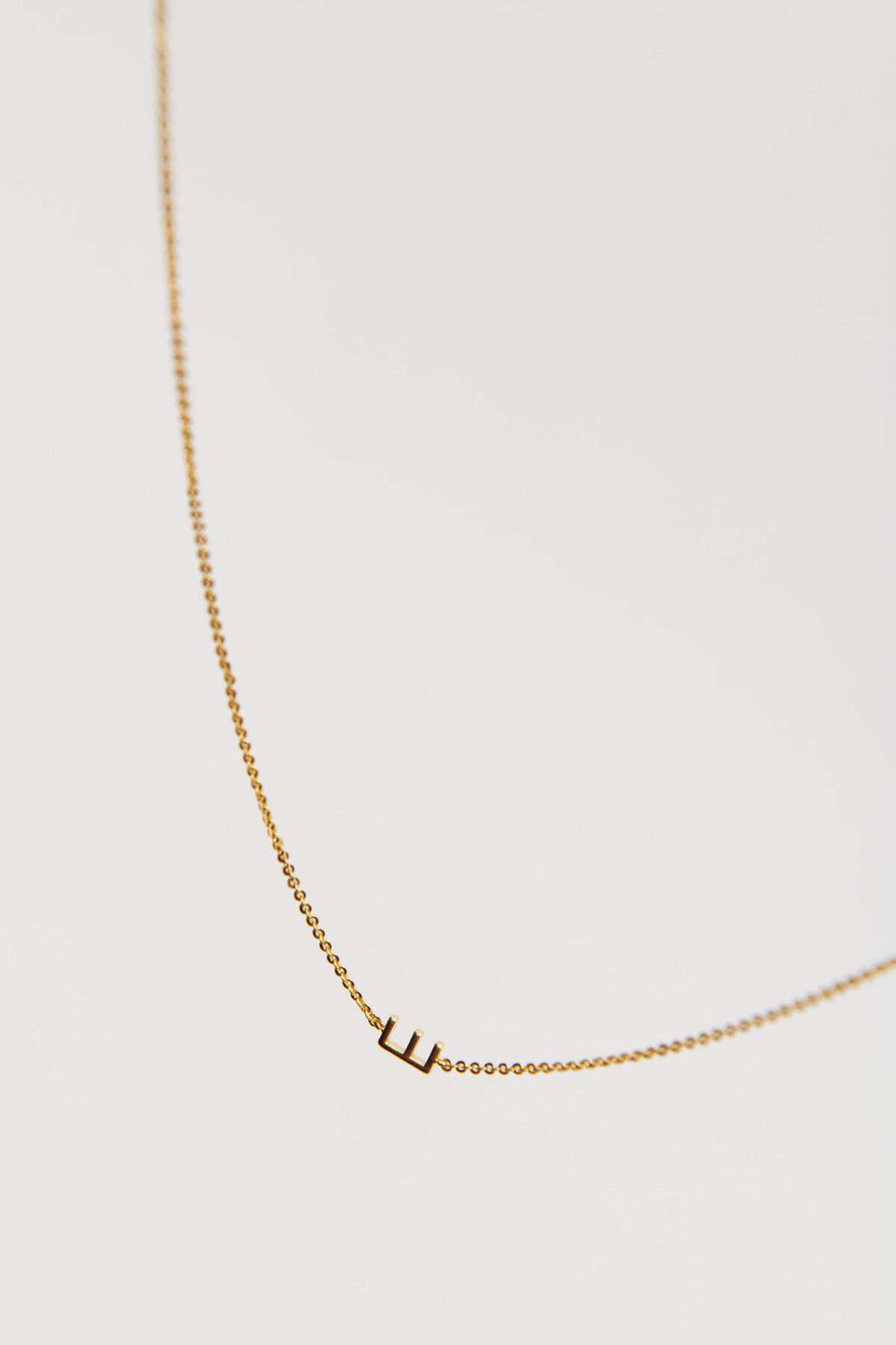 Garage 14K Gold Plated Initial Necklace. 5
