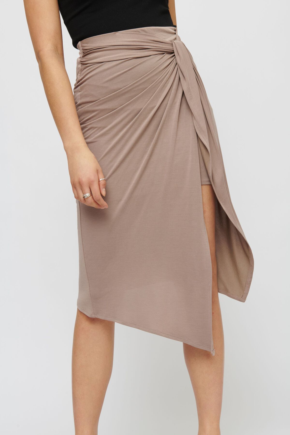 Garage TwistFront Midi Skirt 1000641991D7