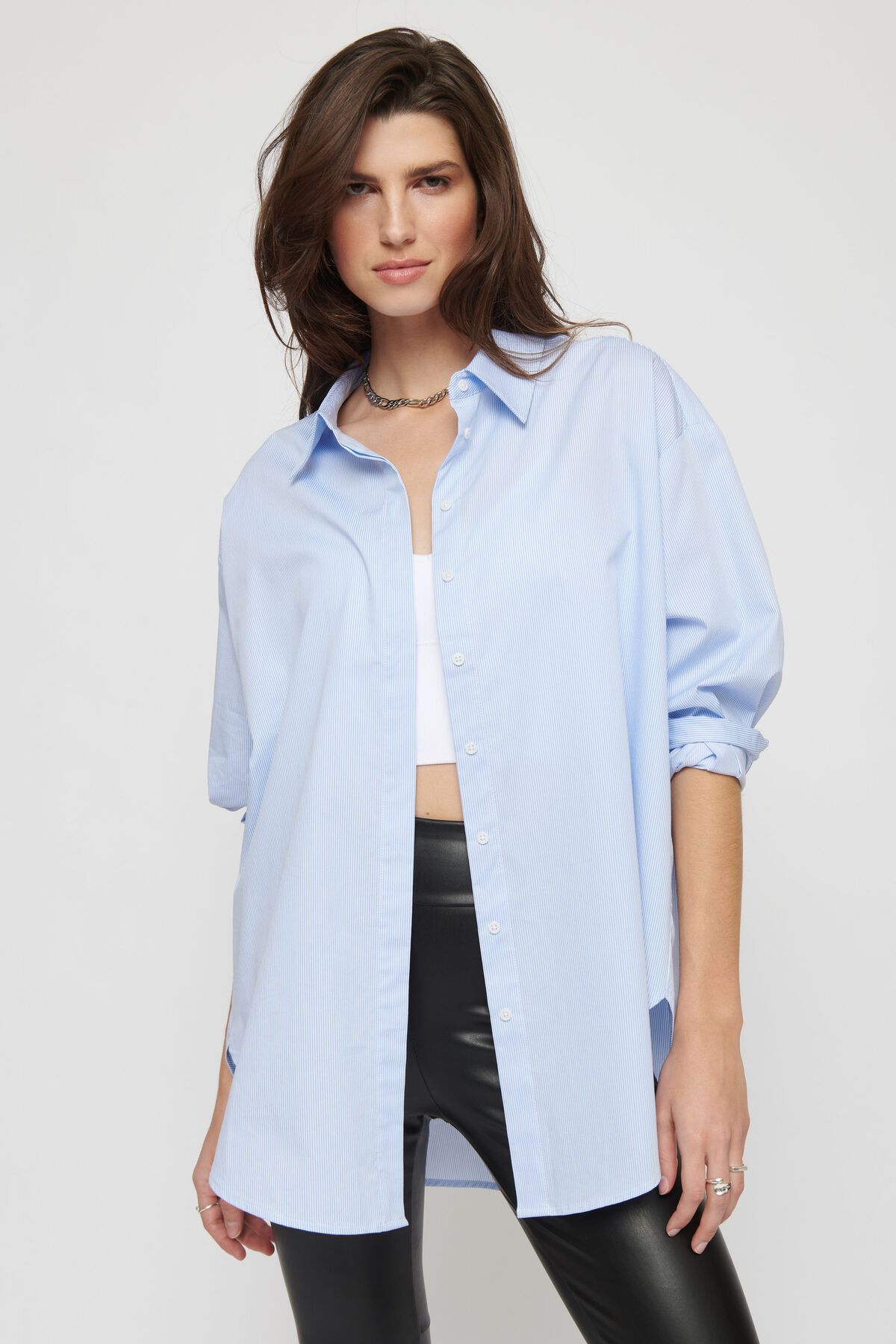 Garage Ola Oversized Poplin Shirt. 1