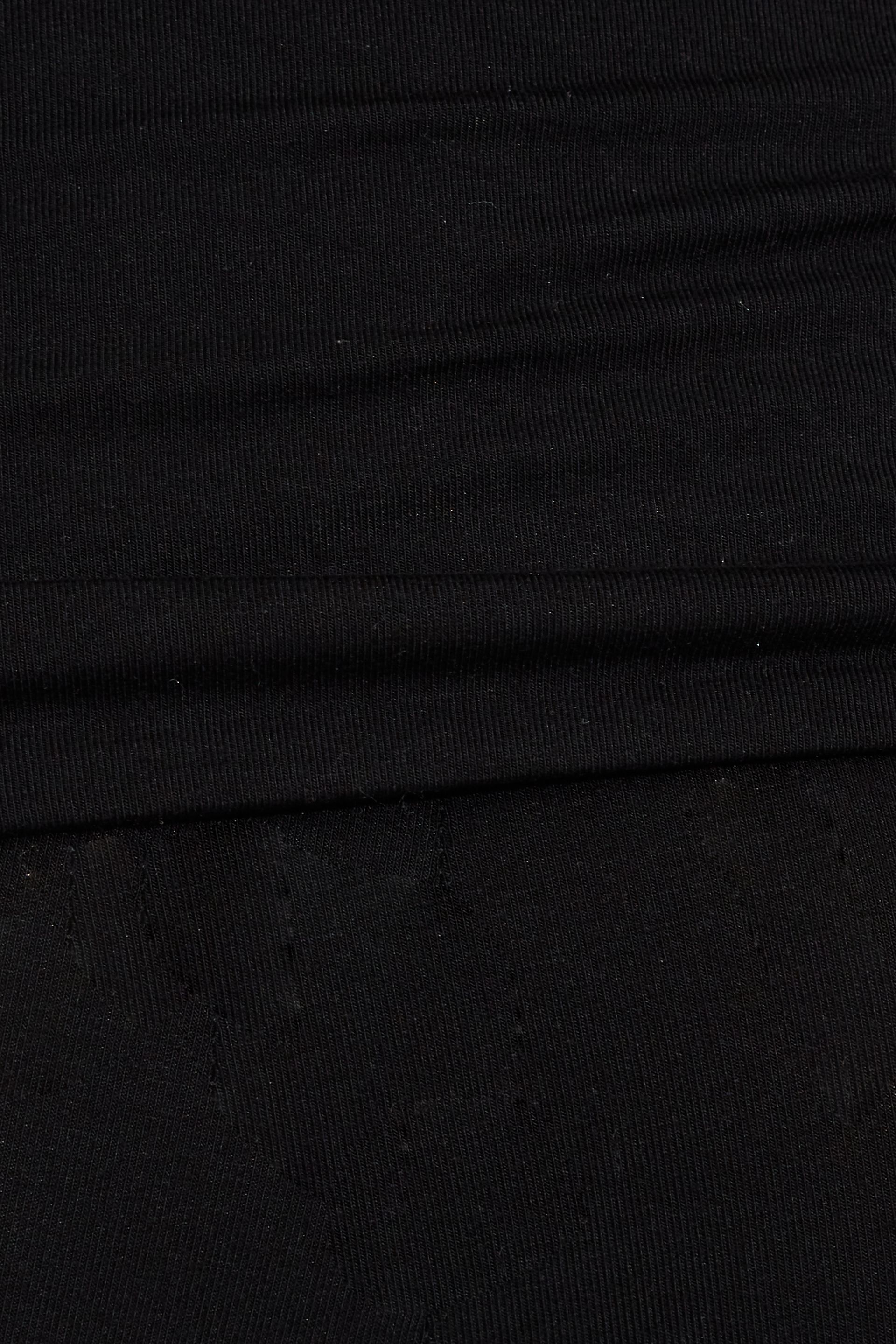 Fold Over Flare Knit Pants