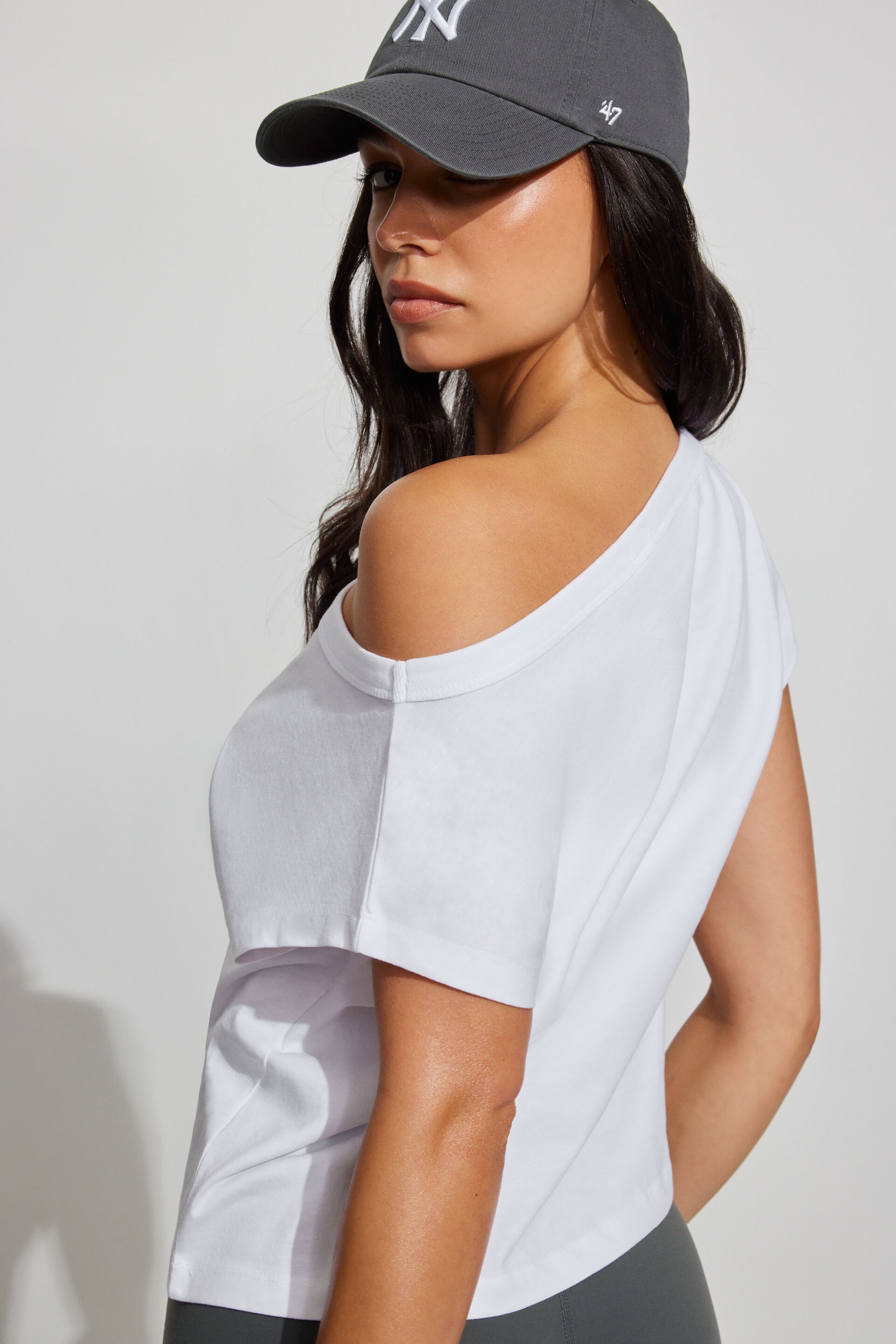 Wide Asymmetric T-Shirt