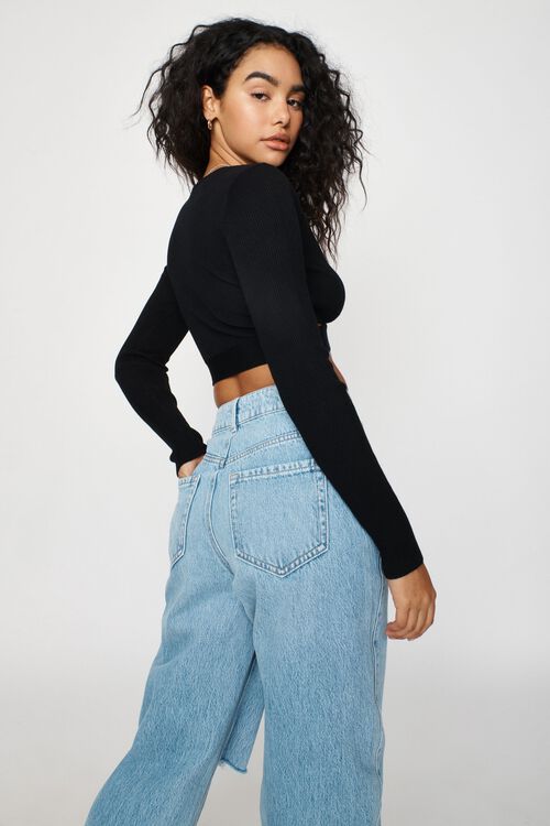 Long Sleeve Top with Ring