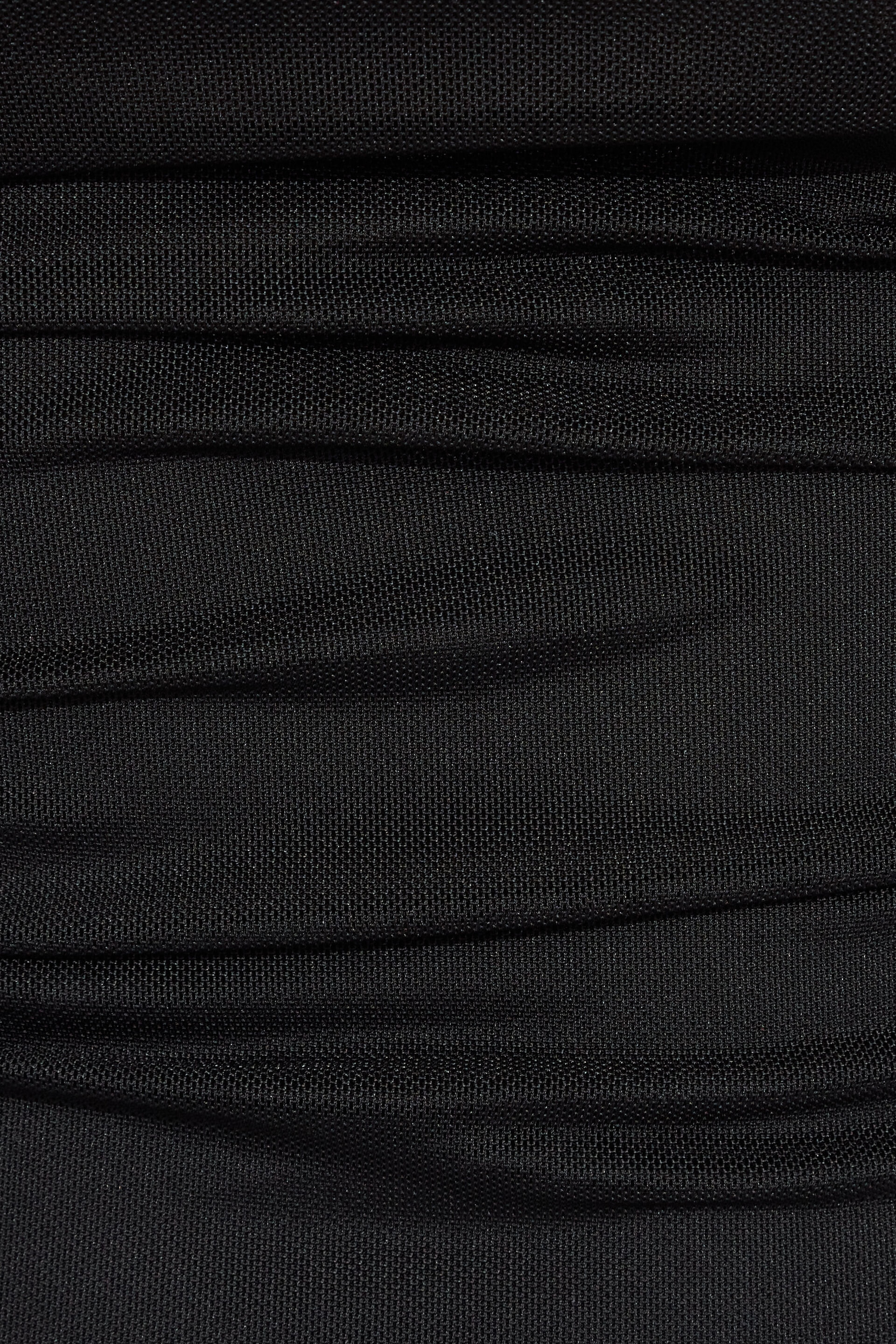 Mesh Ruched Tube Top