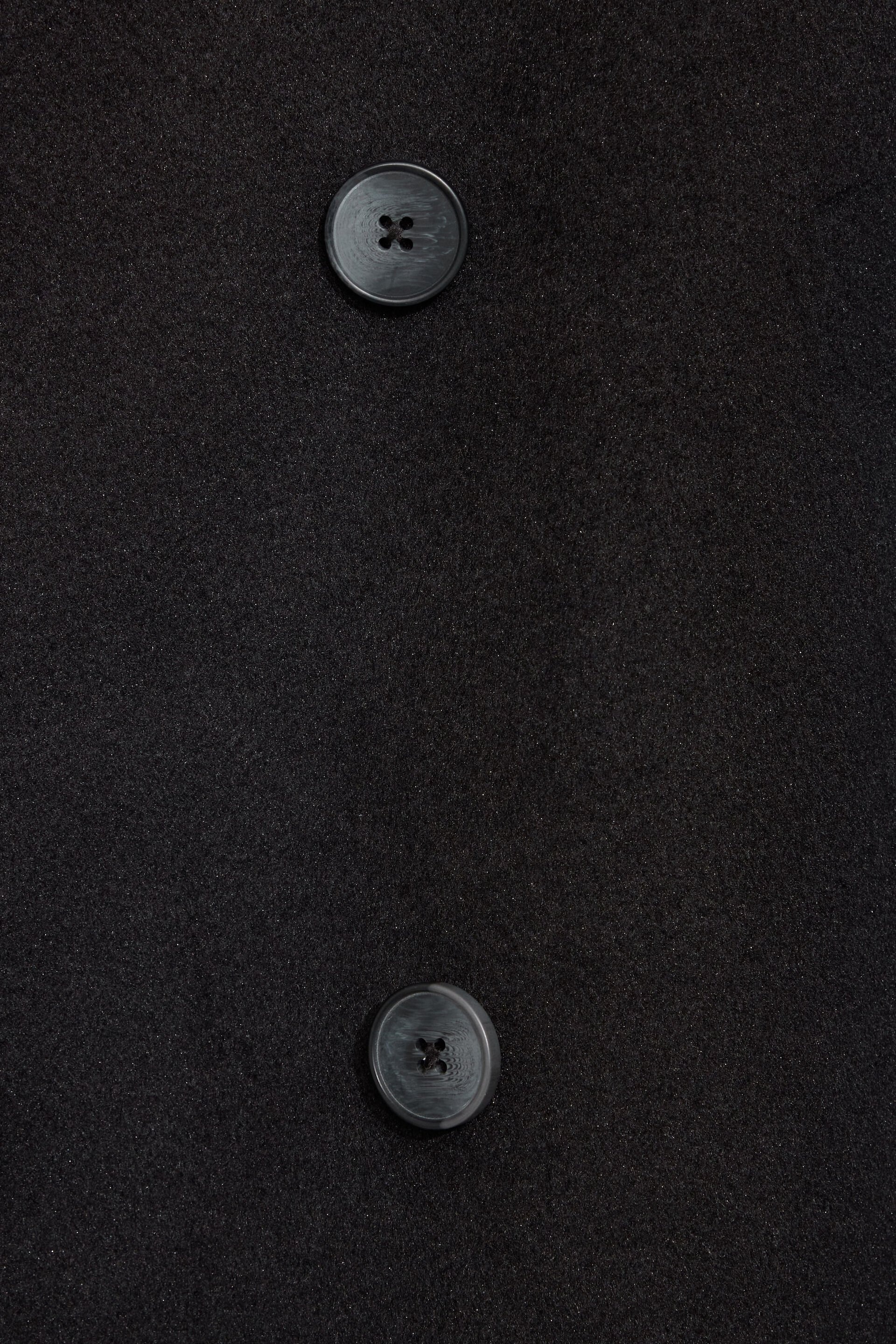 Oversized Long Felted Trench Coat