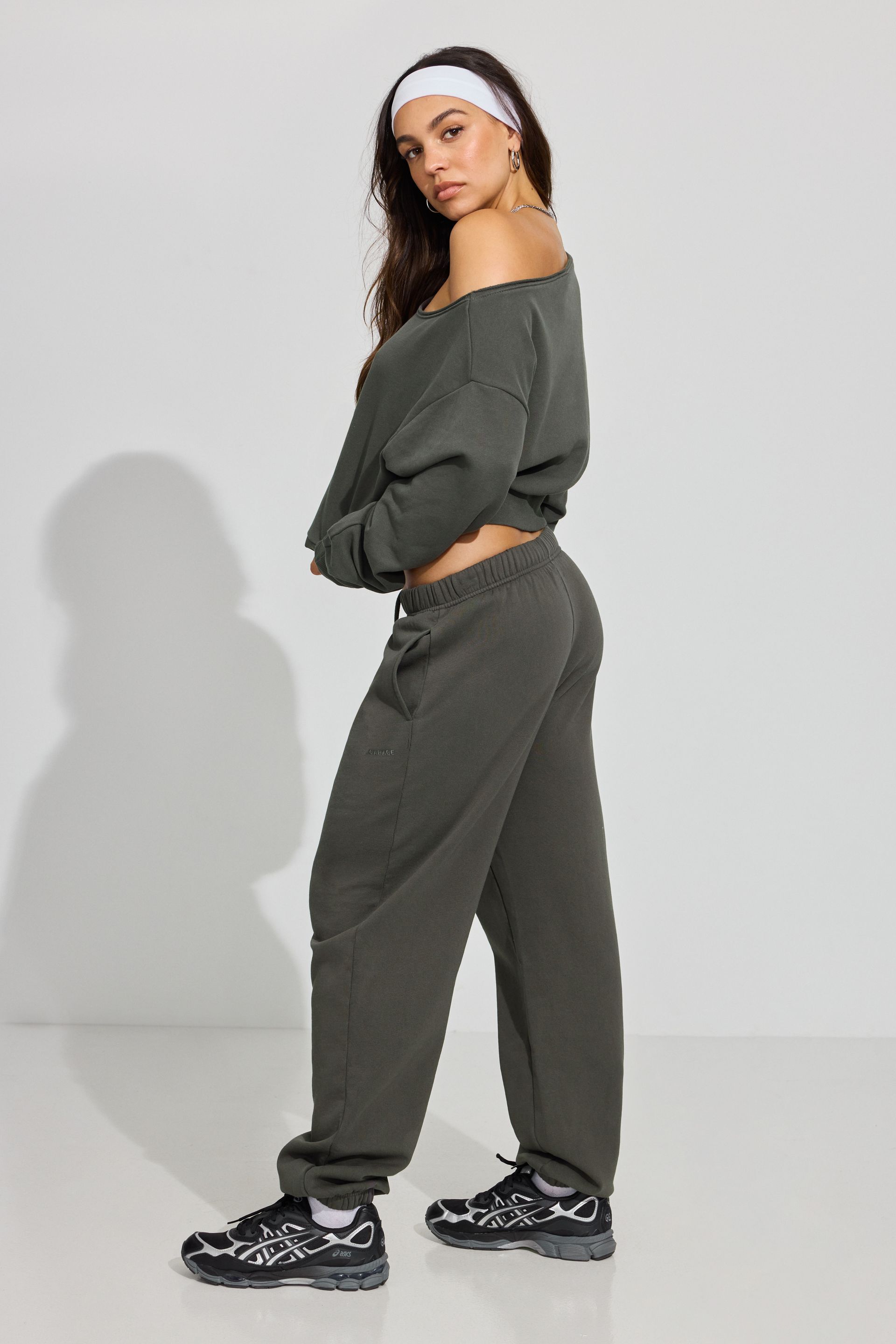 UltraFleece Boyfriend Sweatpants Gray Garage