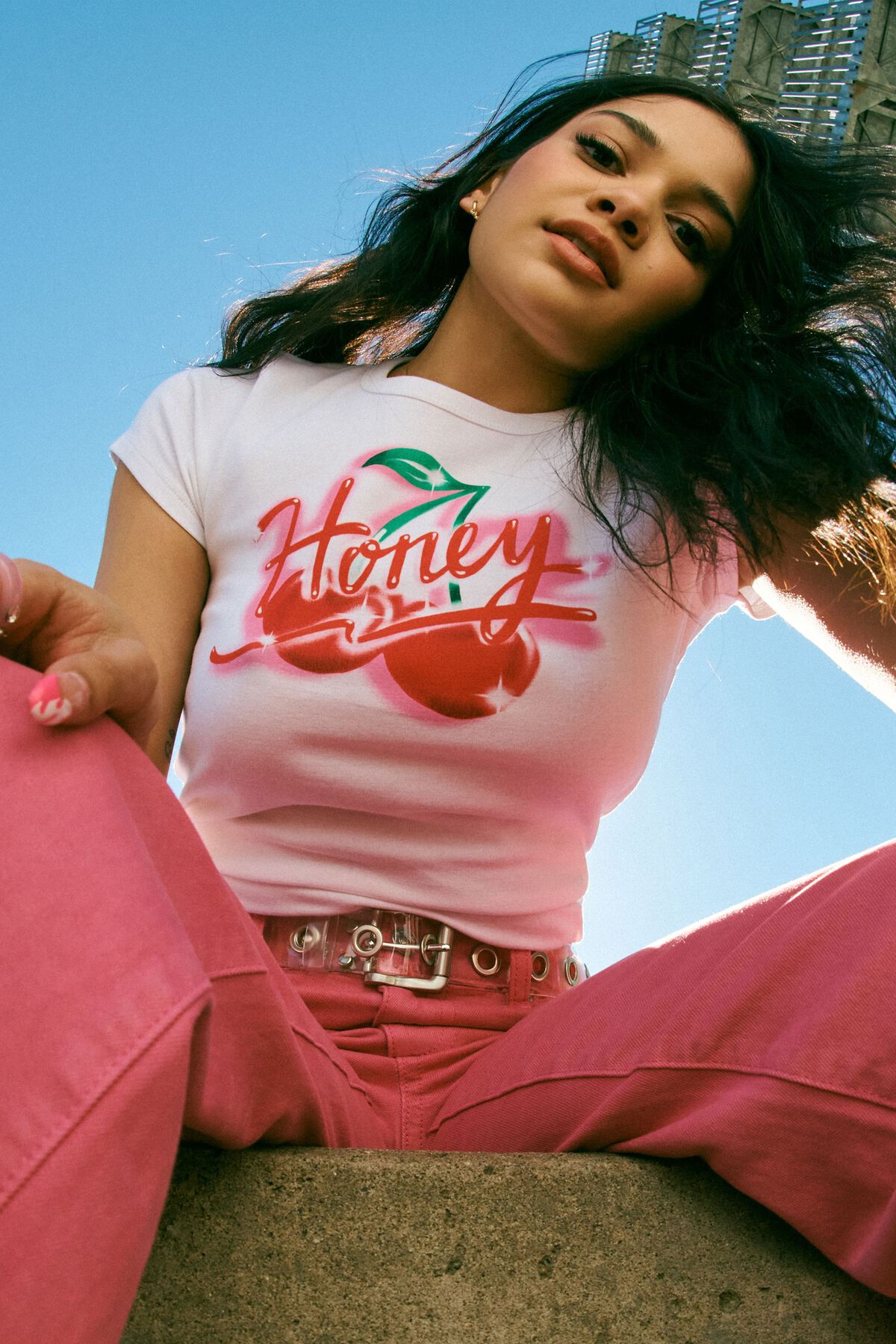 Garage Semi-Fitted Baby Tee. 1