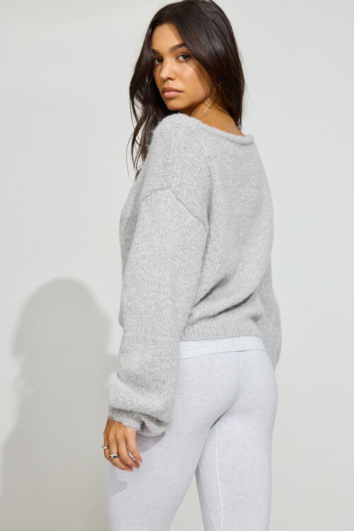 Oversized Boat Neck Sweater