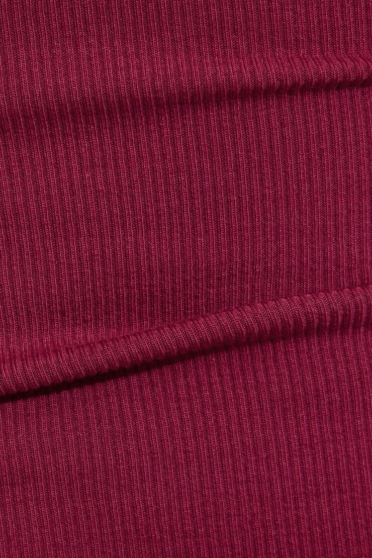 Scoop Ribbed Halter Top