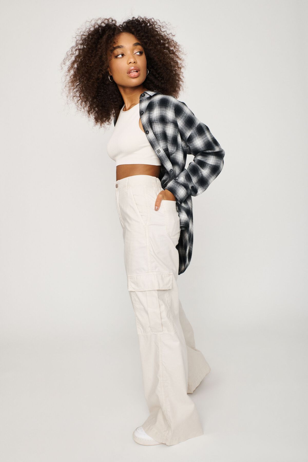 Garage Willow Wide Leg Cargo Pants 1000665323T8