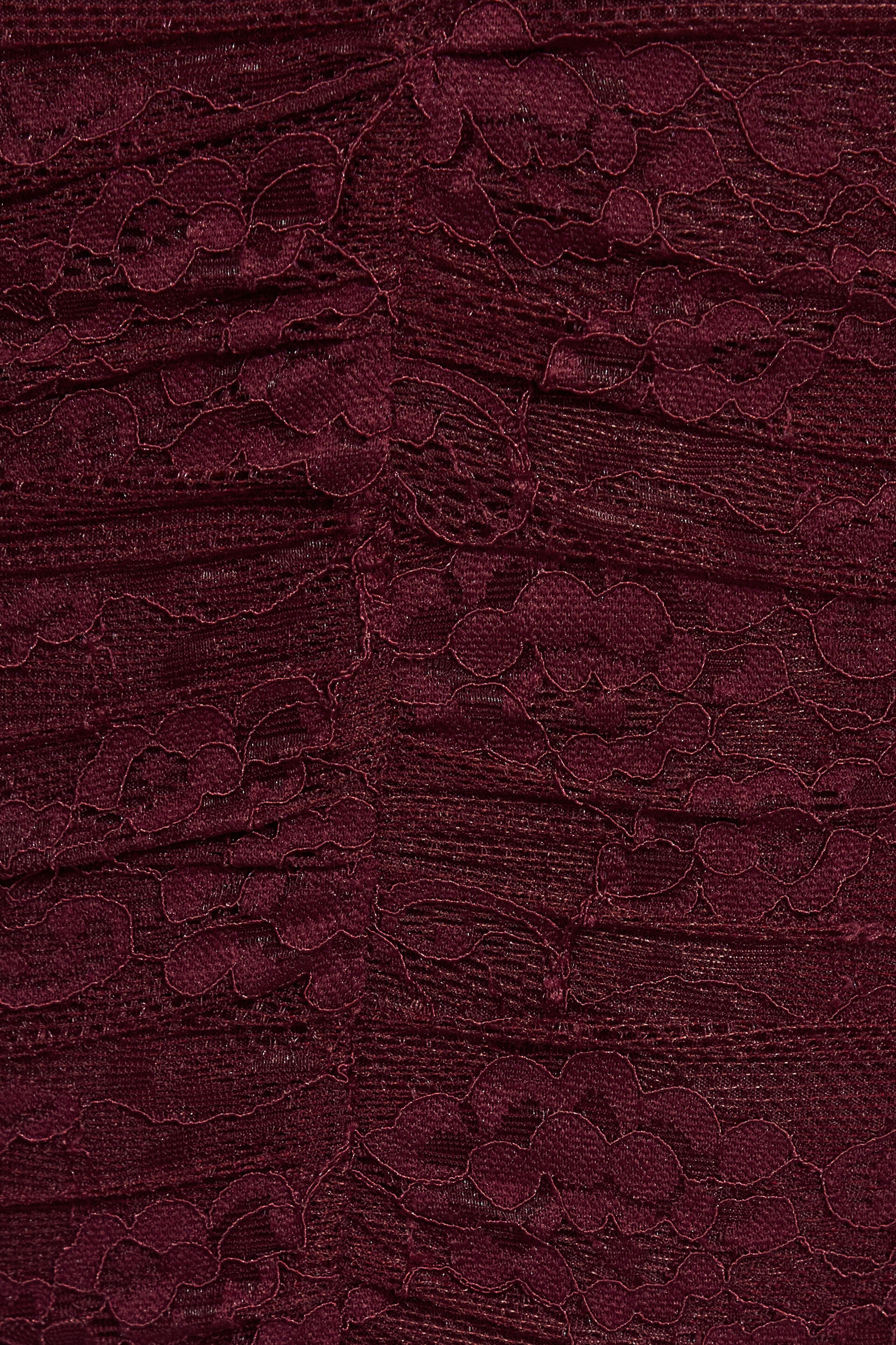 Minirobe en dentelle à col plongeant Scarlet