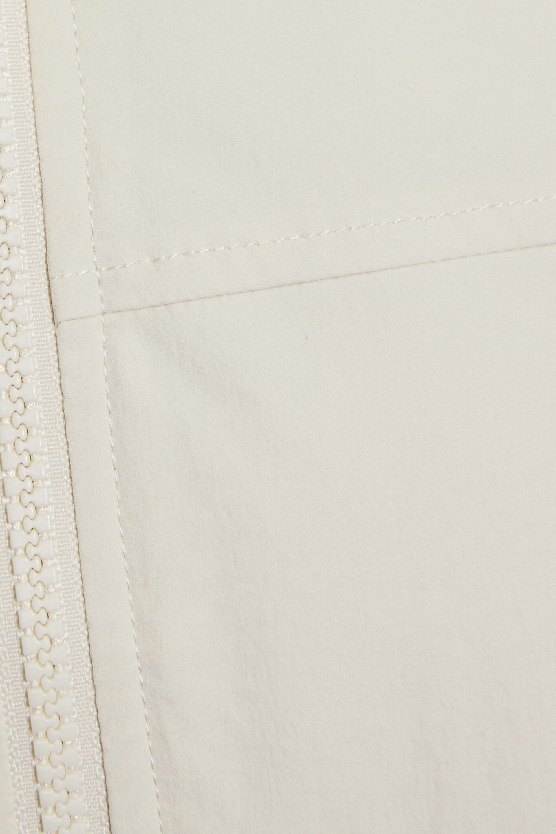 Cropped Nylon Bomber Jacket