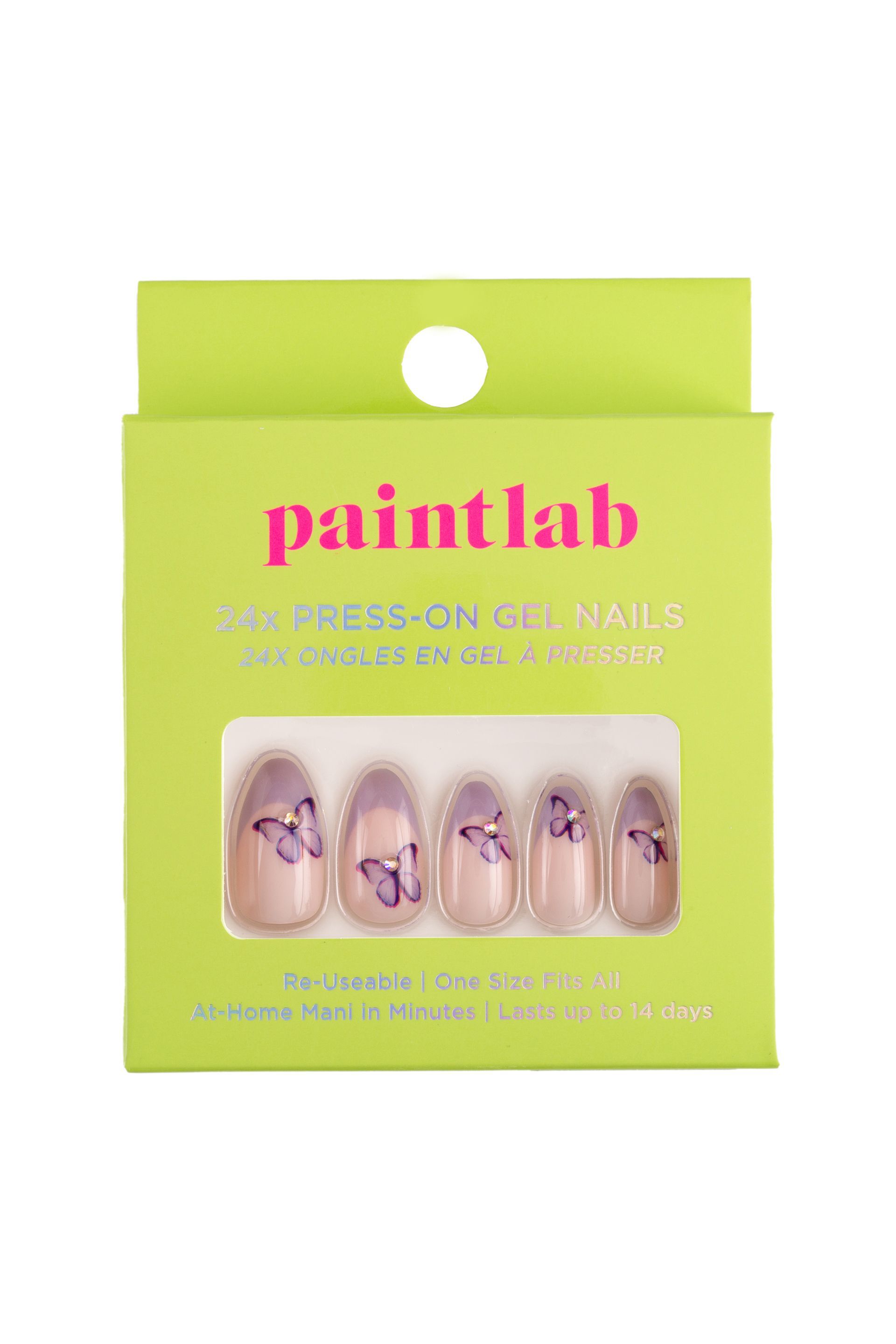 Garage PAINTLAB Butterfly Lavender Press On Nails Mall of America®
