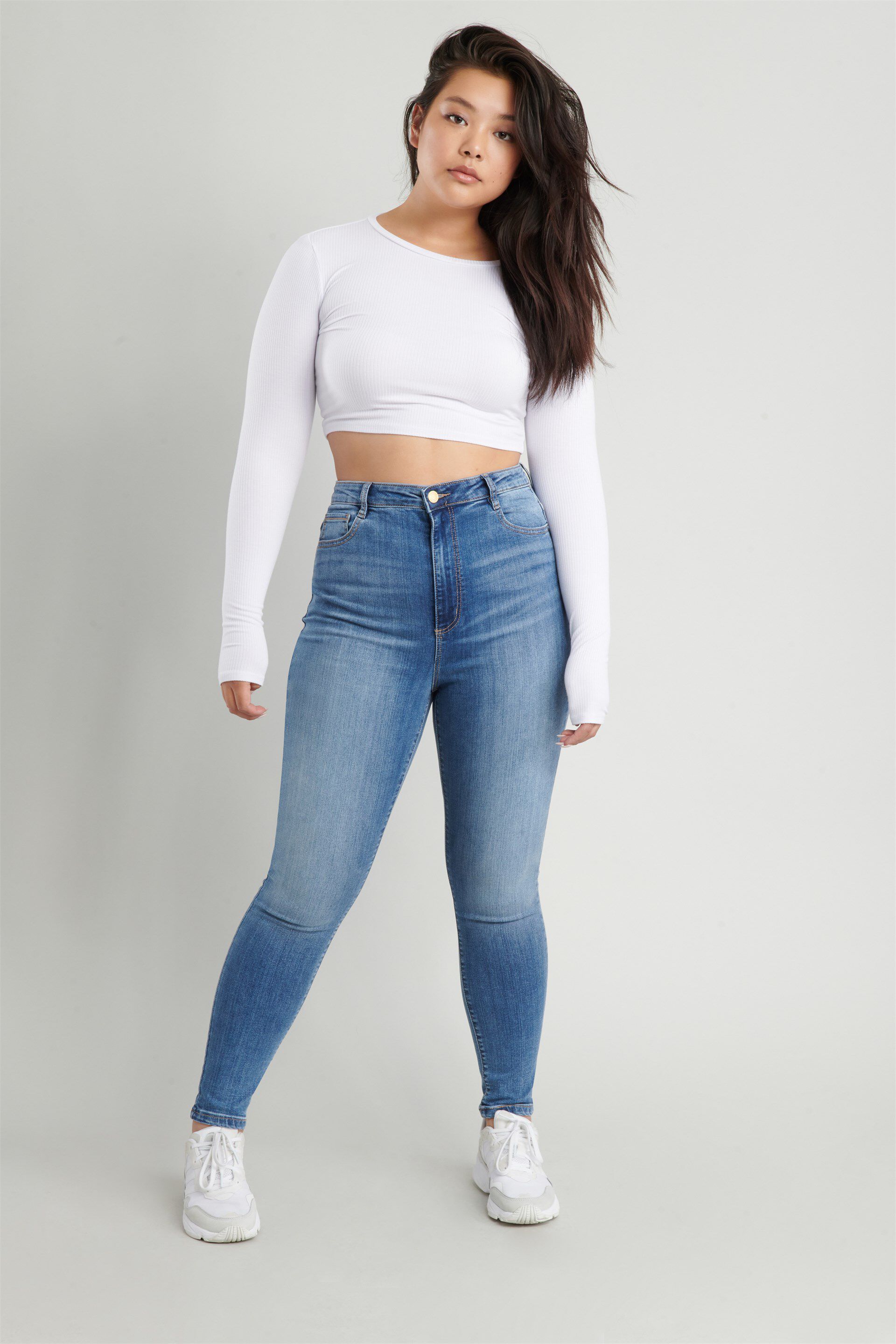 garage retro high waisted jeans
