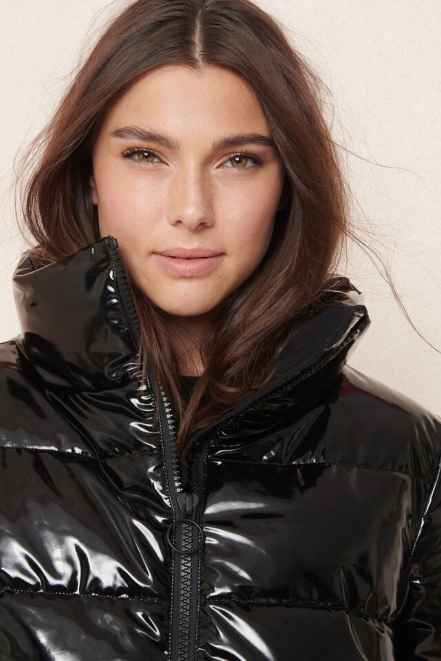 Plastic Puffer Jacket Garage