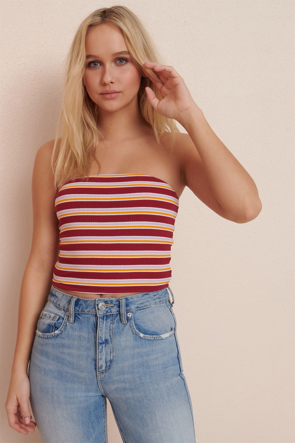 The Essential Ribbed Tube Top Garage