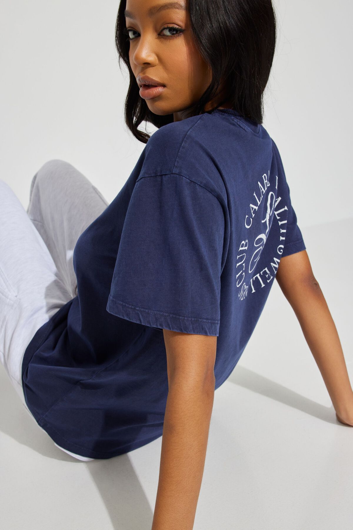 Ex Boyfriend Tee Blue Garage