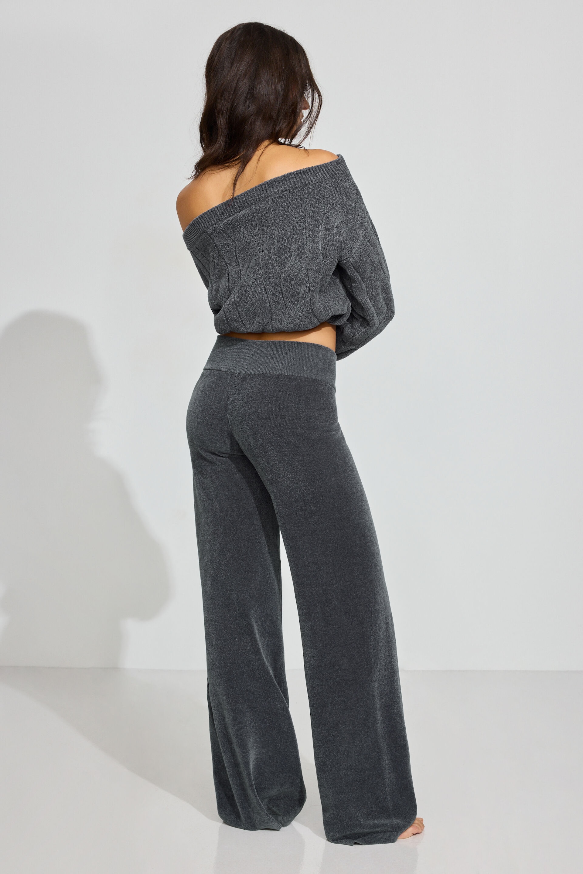 Chenille Low Rise Pants