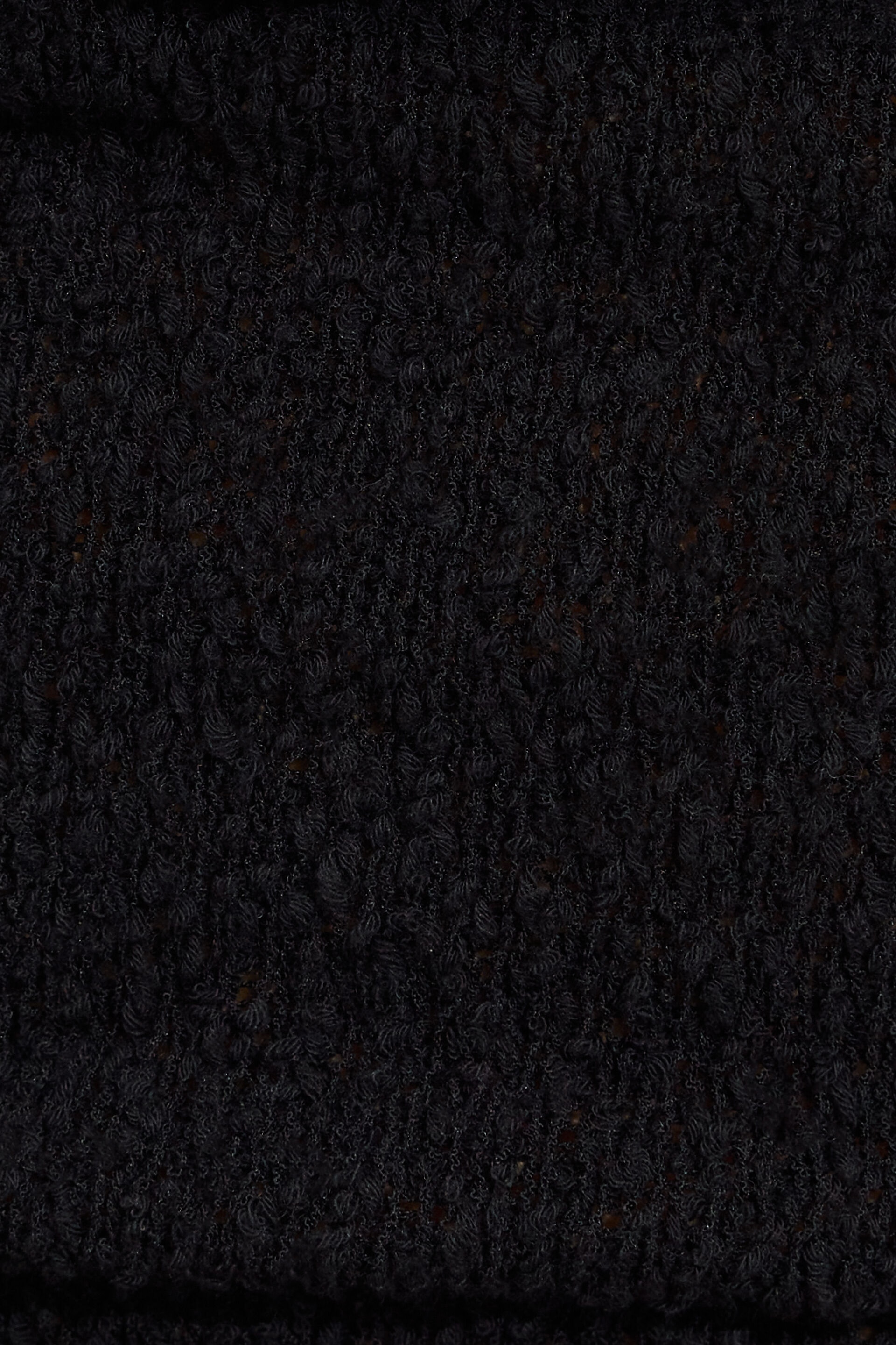 Bouclé Cowl Halter Top