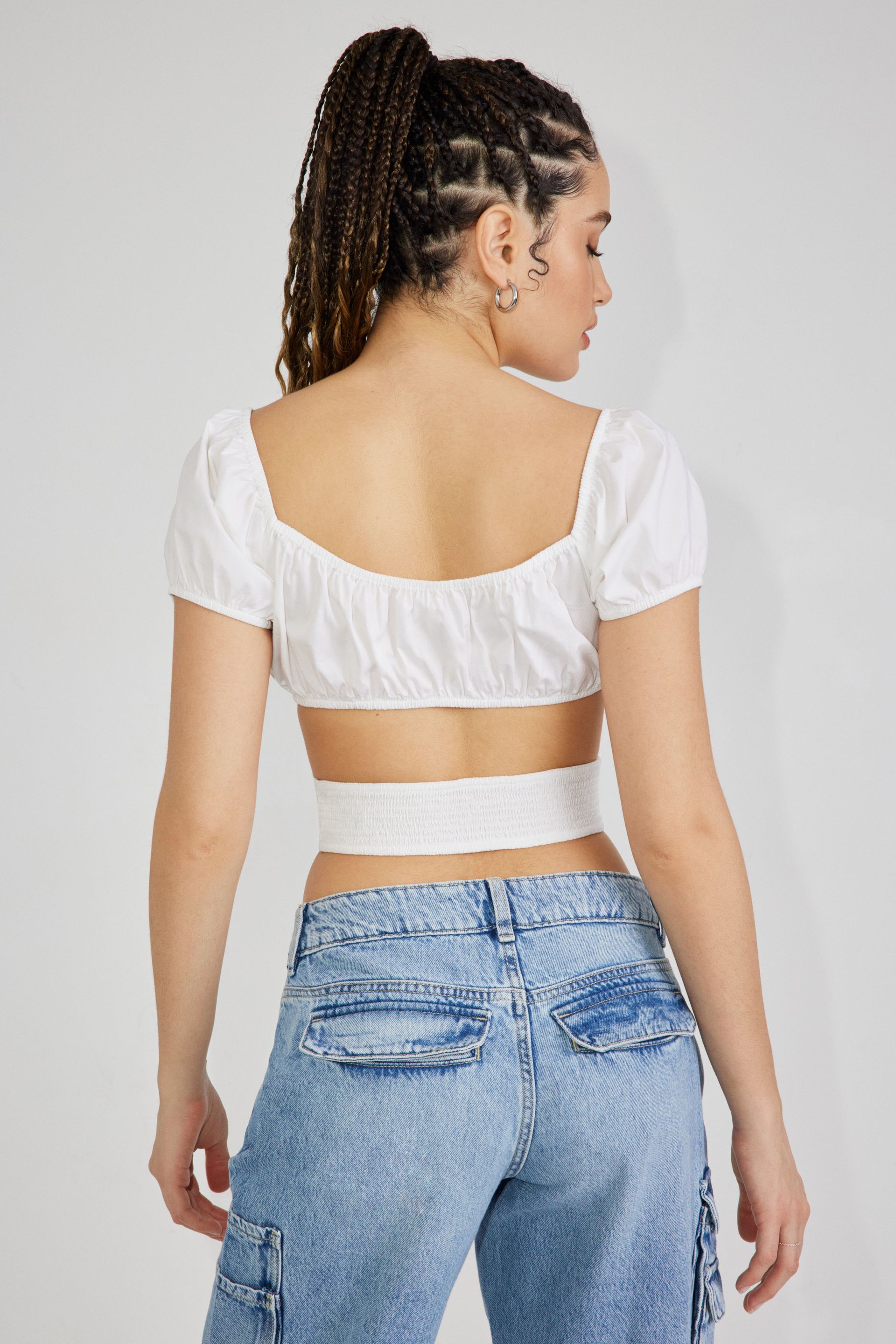 Cut Out Milkmaid Top