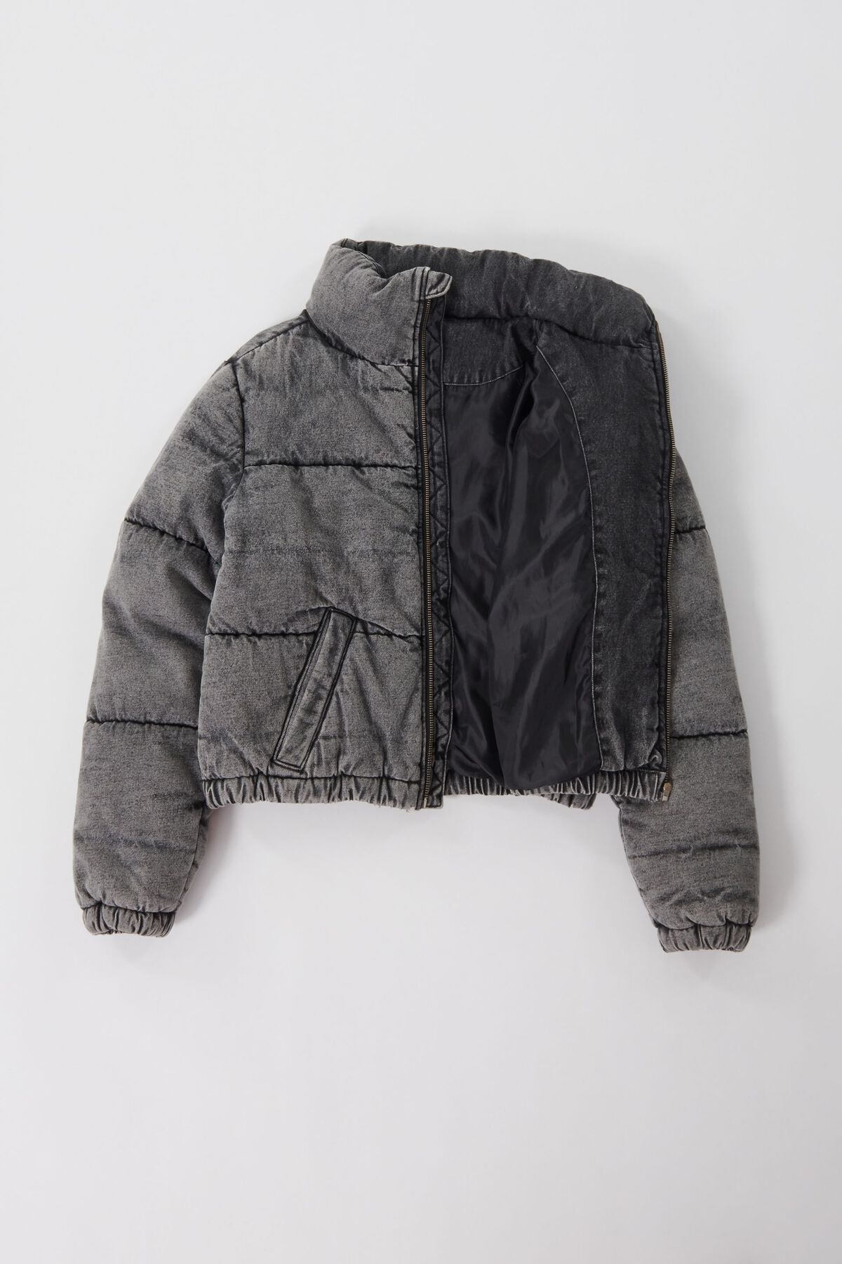 Garage Denim Puffer Jacket. 7 Garage Denim Puffer Jacket. 7
