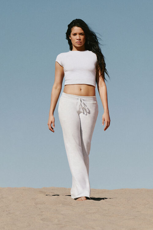 Stretch Terry Bootcut Pants