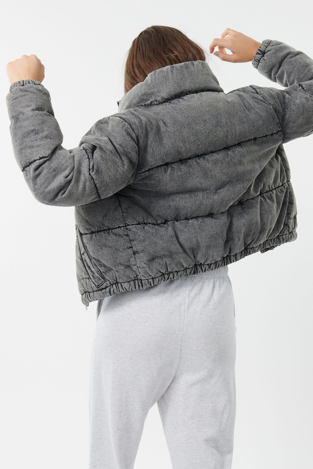 Garage Denim Puffer Jacket. 5 Garage Denim Puffer Jacket. 5