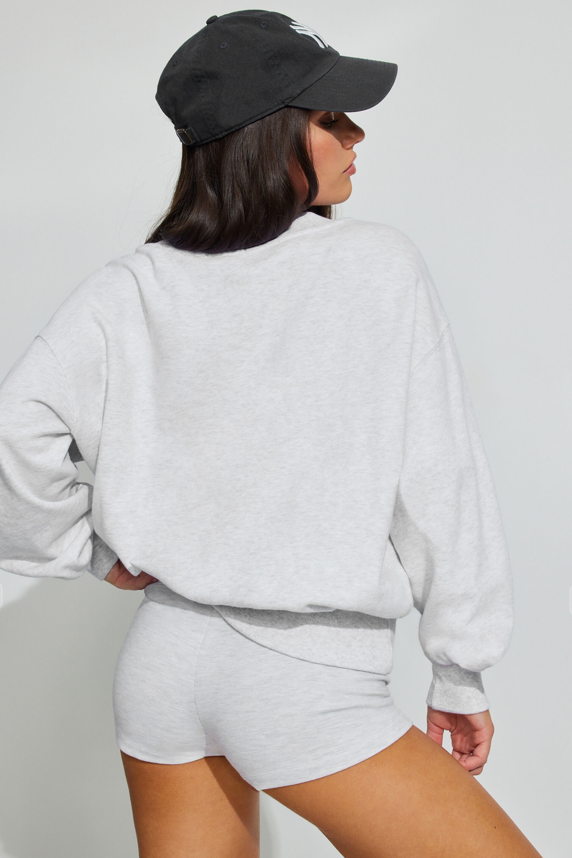 SoftTerry Oversized V-Neck Sweatshirt