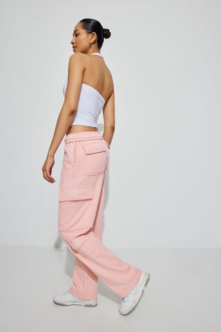 New Sofra Ladies Comfortable Low Rise Sweatpants Hot Pink Small Medium  Large
