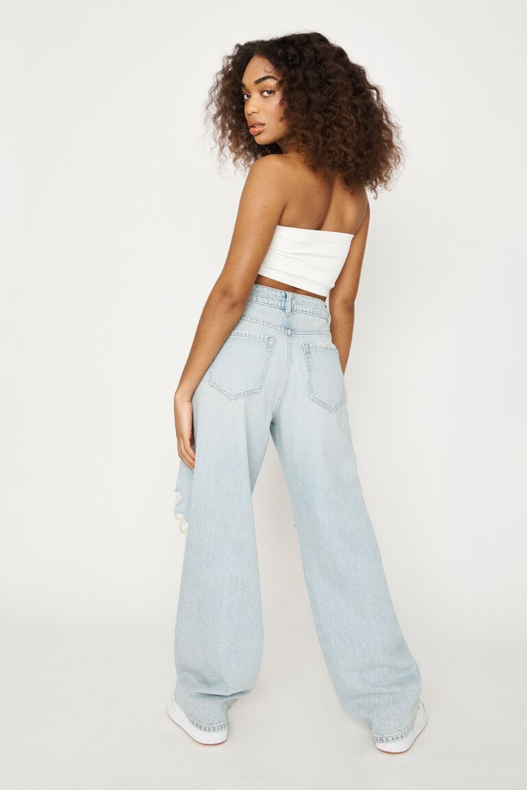 High Rise Baggy Jeans | Garage