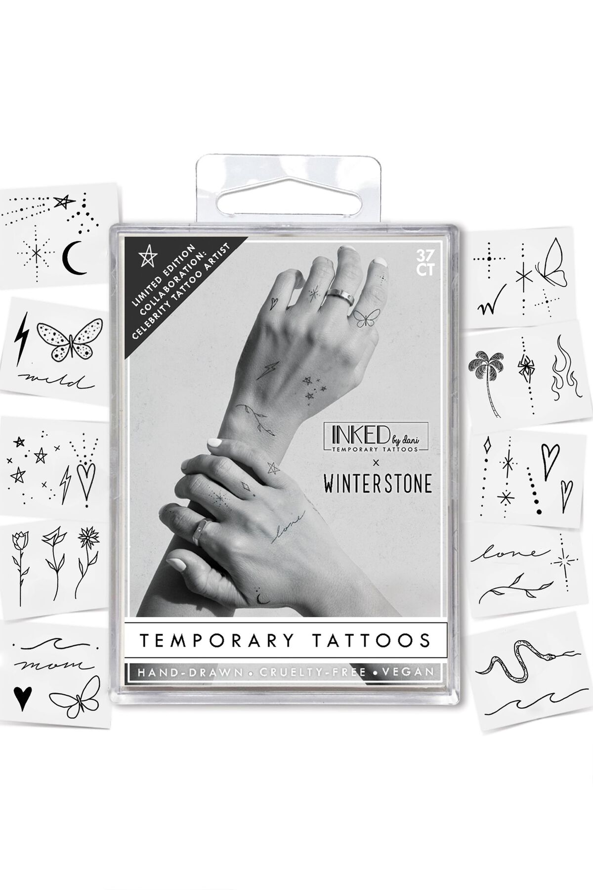 Garage Ensemble de tatouages temporaires INKED BY DANI x WINTERSTONE. 1