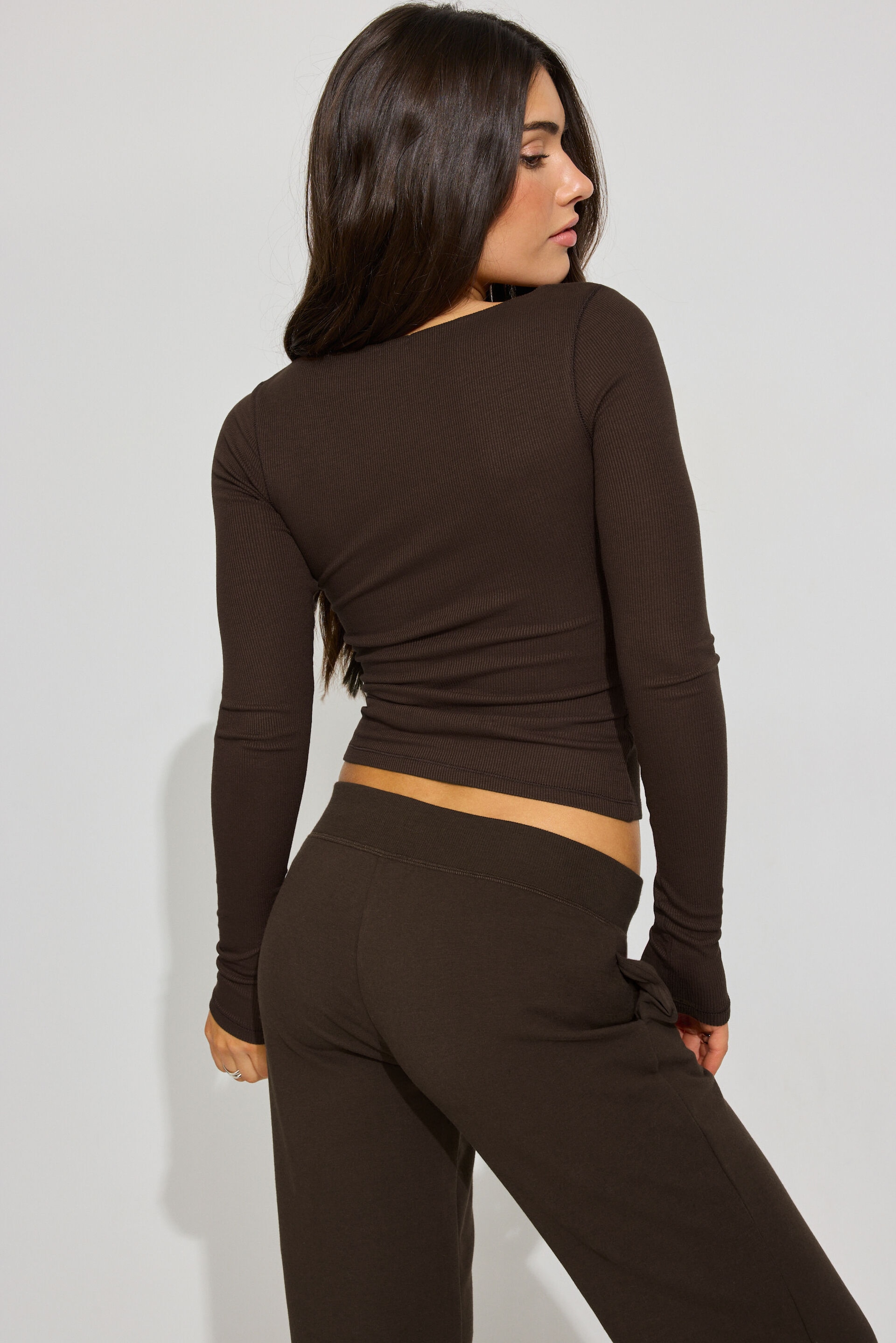 Crossover Long Sleeve Top