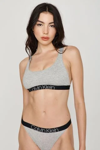 Calvin Klein Underwear Women's Unlined Strapless Bra Grey