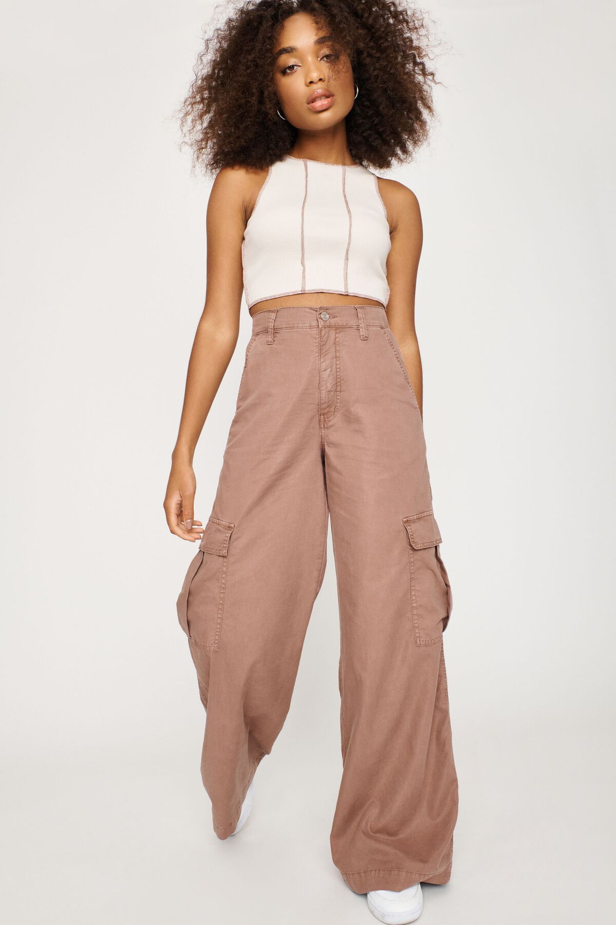 Garage Willow Wide Leg Cargo Pants 1000665324DJ