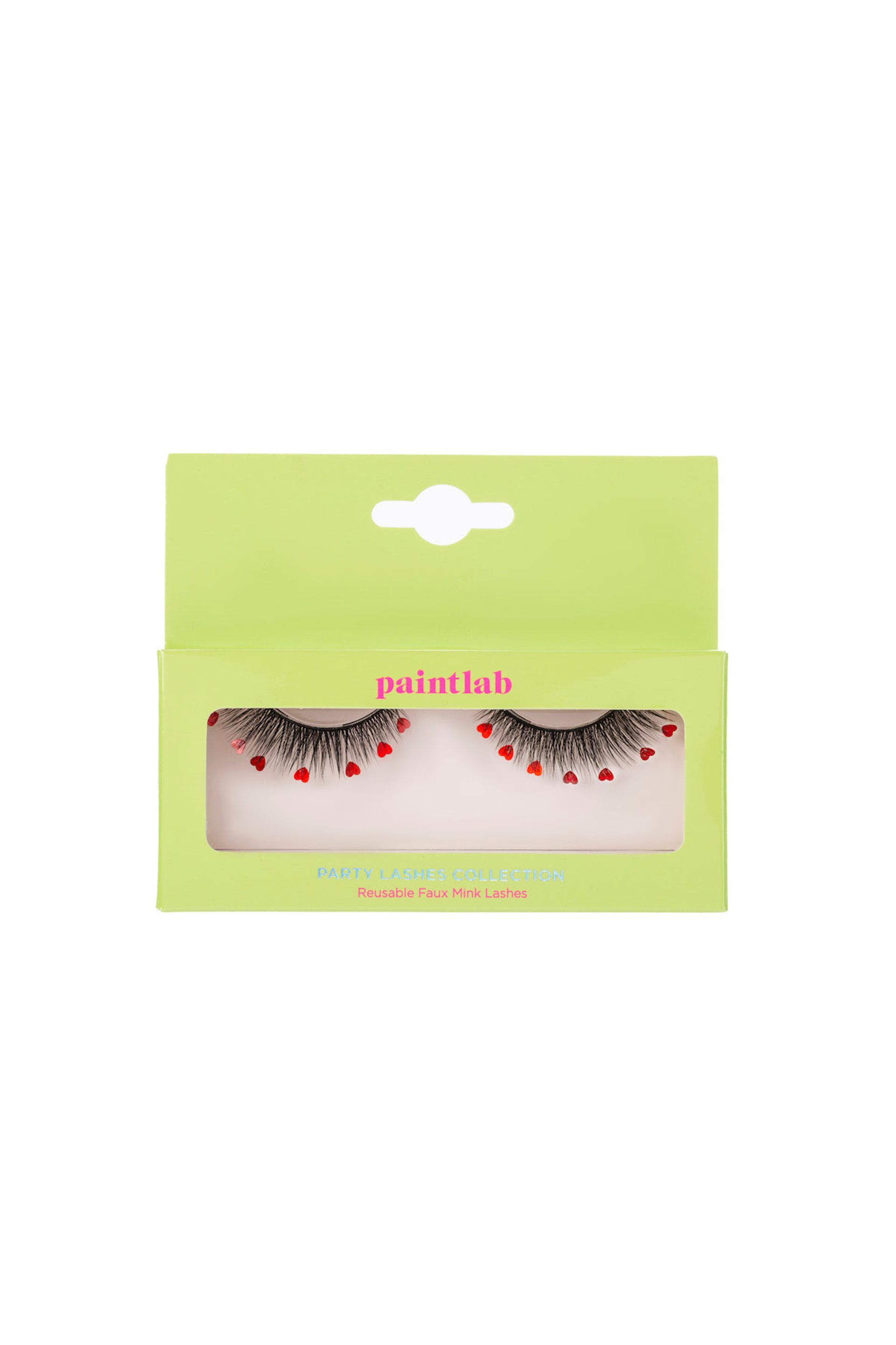 PAINTLAB - Red Hearts Lashes