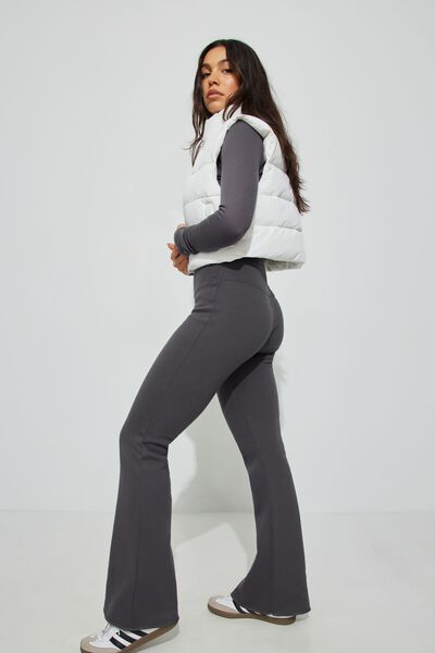 Fit And Flared Fleece Pant Greys
