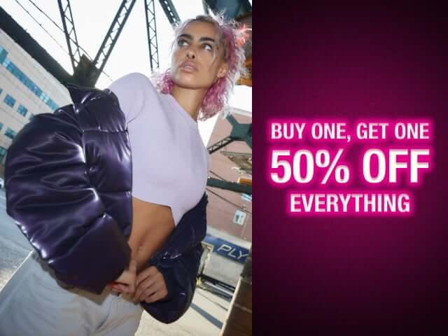 Buy one, Get one 50% OFF. Tons of styles