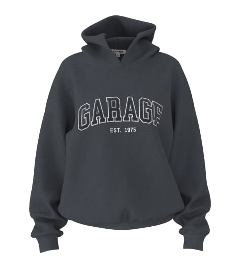 Haut à capuchon GARAGE gris.