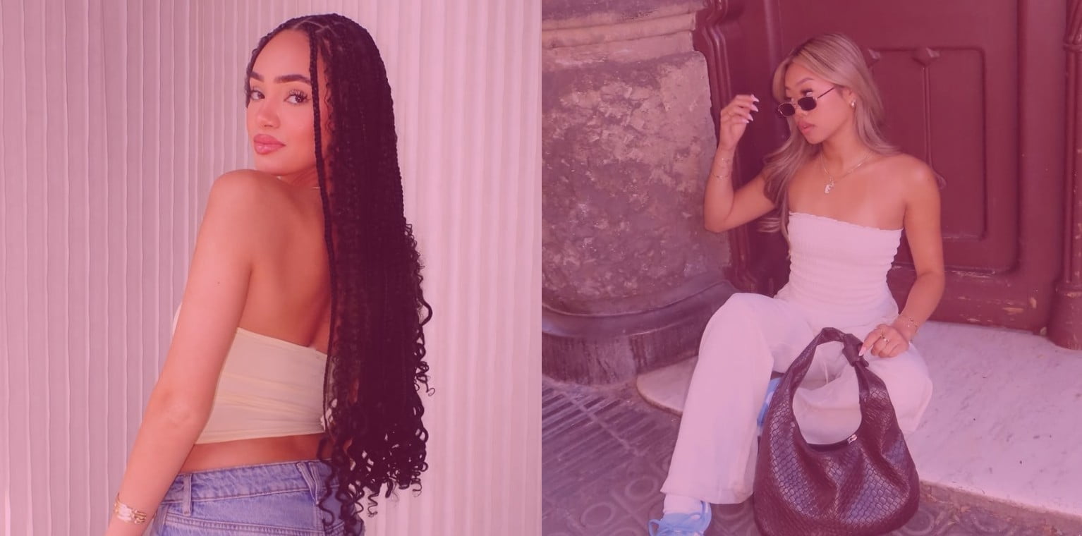 Deux mannequins portent différentes tenues Garage.