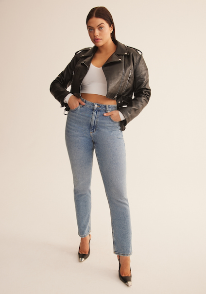 Shop slim straight leg jeans.